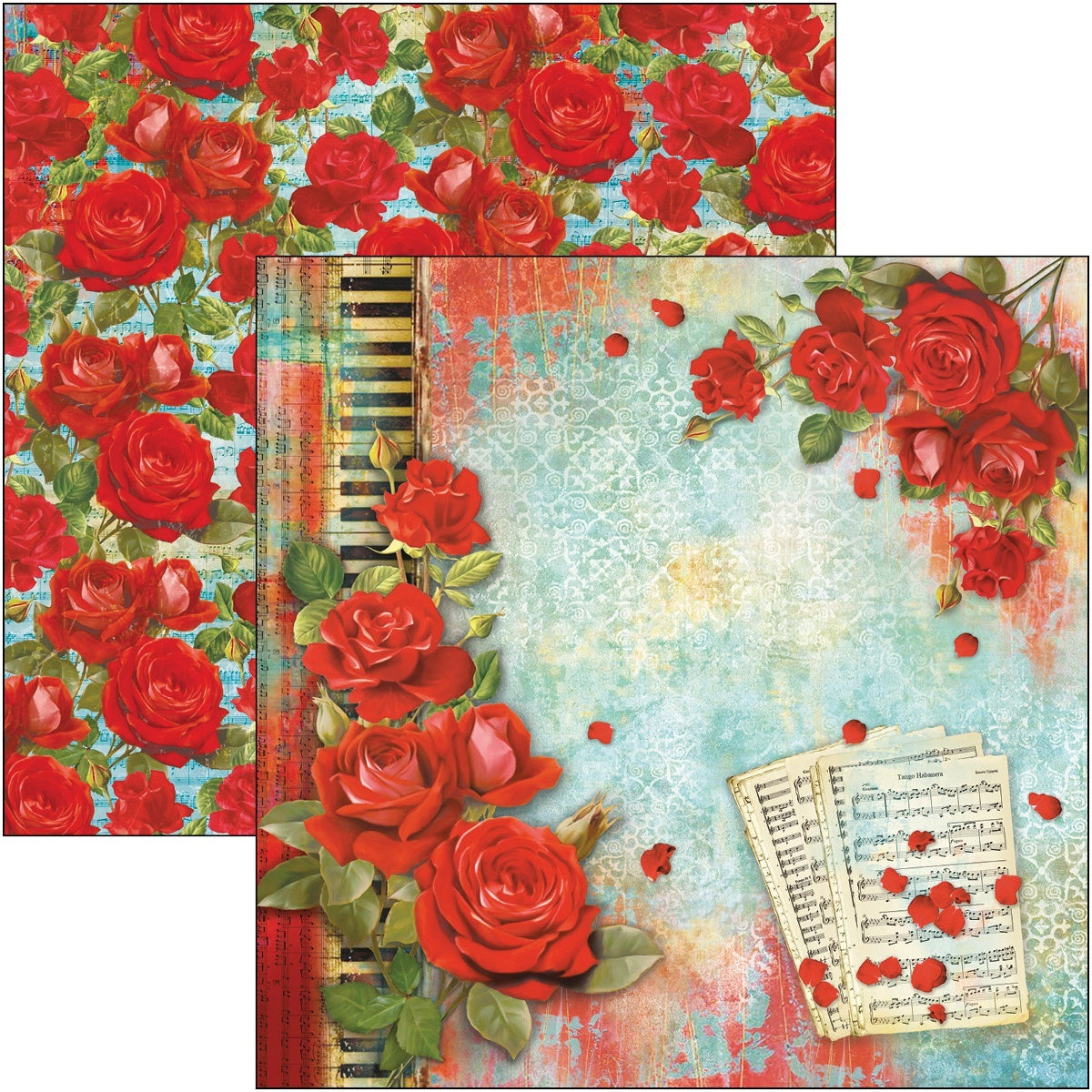 Ciao Bella Double-Sided Cardstock 90lb 12"X12" 12/Pkg - La Vida es Tango, Tango