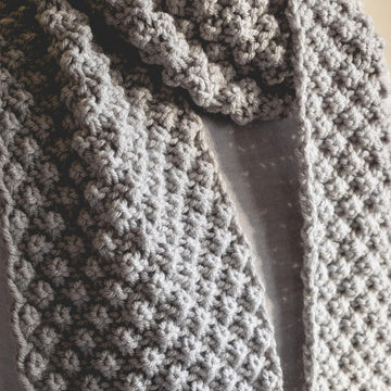 Trinity Stitch Scarf in Stylecraft Special Chunky Acrylic Yarn