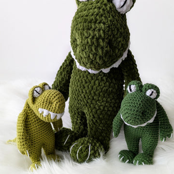Crochet Dinosaur Pattern, Baby Snuggler Crochet Pattern: Amigurumi Plushie