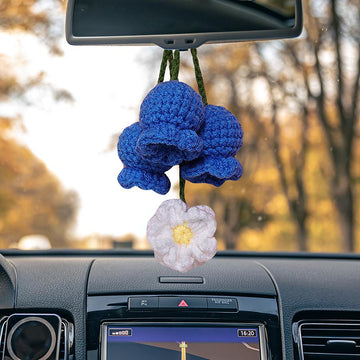 Blueberry Daisy Car Hanging
