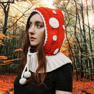 Mushroom Balaclava Hood