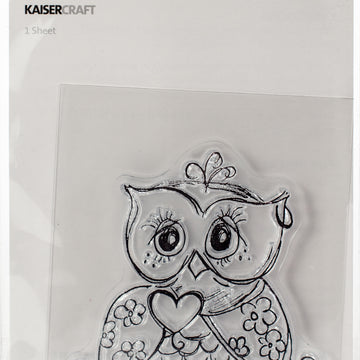 Kaisercraft Mini Clear Stamps 2.25"X3" - Owl