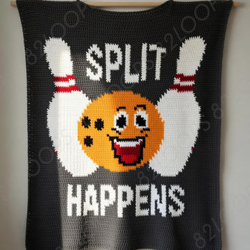 Bowling Baby Blanket SC Pattern