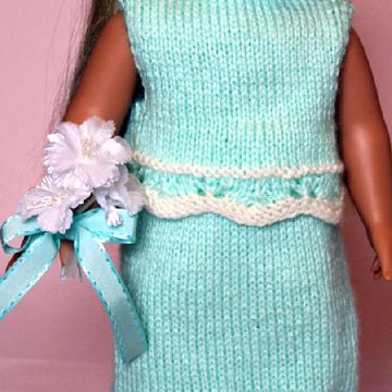 June Country Wedding - Knitting Patterns fit American Girl and other 18-Inch Dolls