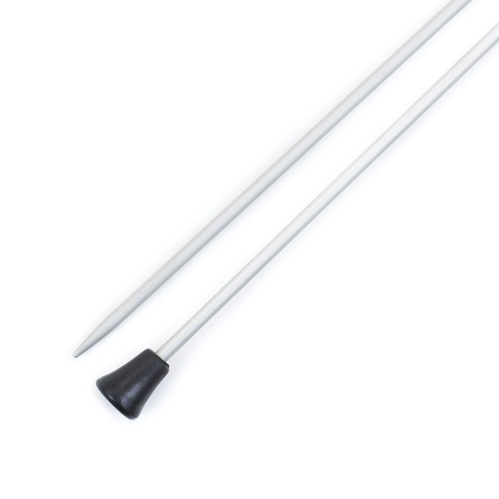KnitPro Basix Aluminum Single Point Needles 25cm