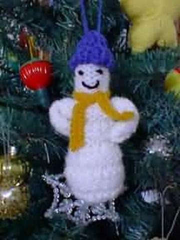 Bubble Snowman Ornament