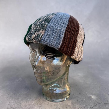 Scrap Yarn Bobble Beanie