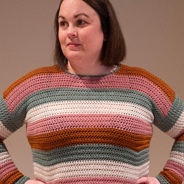 Striped Crochet Sweater