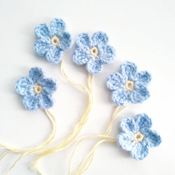 Forget-Me-Not Flower Applique
