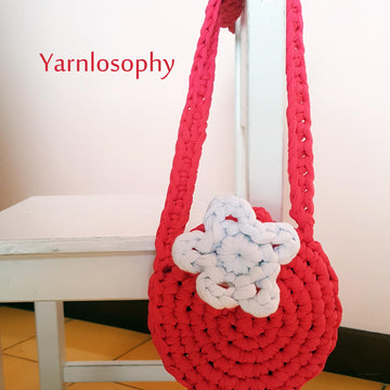Girl flower bag