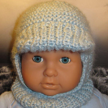 Baby Peak Garter Stitch Balaclava