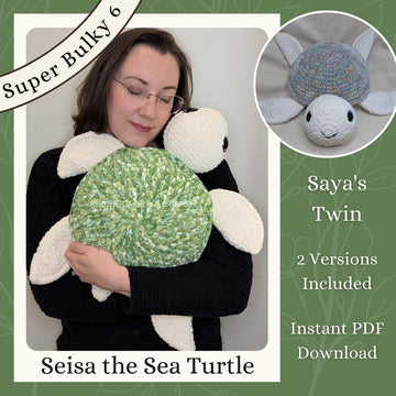 Seisa Sea Turtle Huggable Traveler