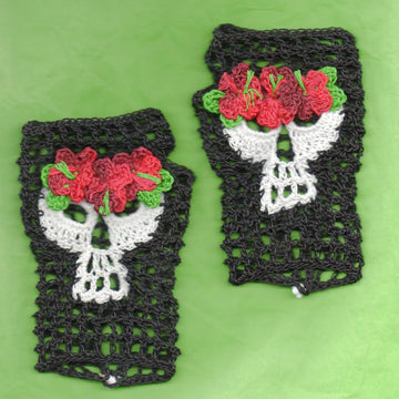 Happy Birthday Frieda Crochet  Fingerless Gloves Pattern