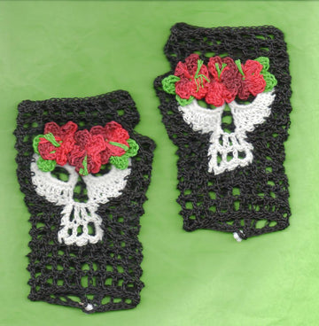 Happy Birthday Frieda Crochet  Fingerless Gloves Pattern