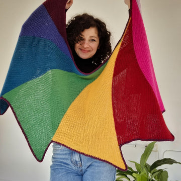 Wrap Me in Rainbow Shawl