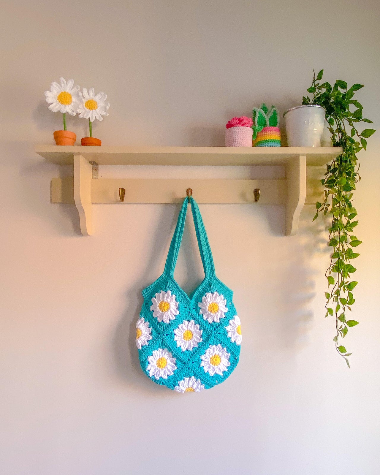 Ditsy Daisy Market Bag