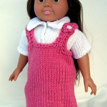 Back to School, Knitting Patterns fit American Girl and other 18-Inch Dolls