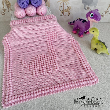 One Little Dinosaur Blanket US