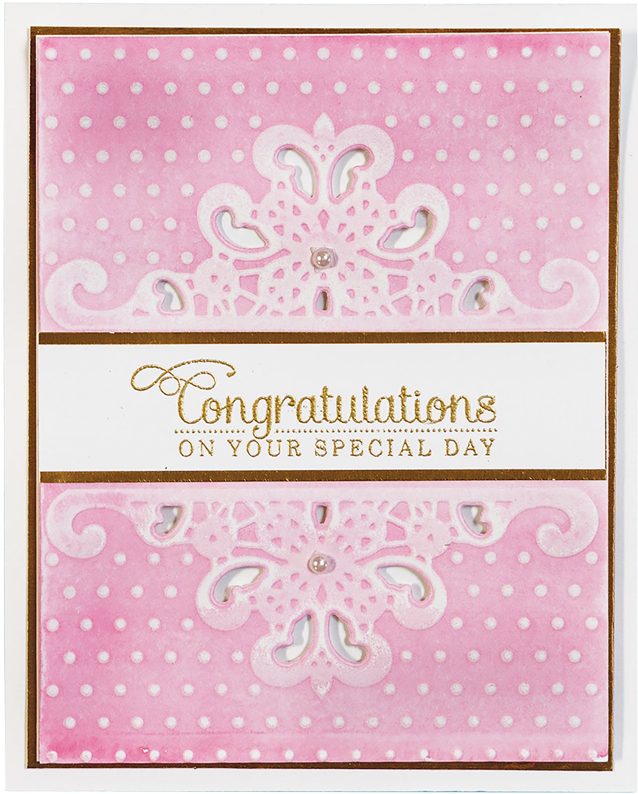 Spellbinders Cutting Embossing Folders - Dotted Lace