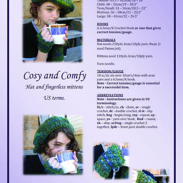 Cosy & Comfy Hat and Fingerless mittens