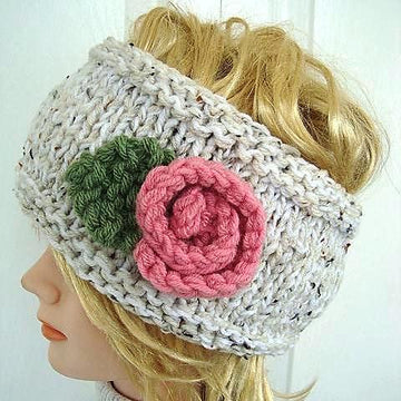 599, HEADBAND,  unisex style, 2 flowers