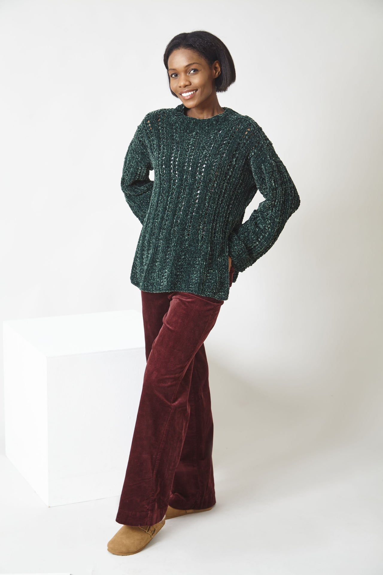 Sweater and Cardigan in King Cole Yummy Tweed - P6314 - Leaflet