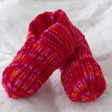 How to Knit Child Slippers