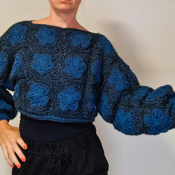 Flower Granny Square Sweater