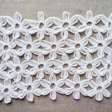Seamless Crochet Motif #100