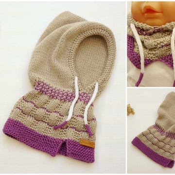 Kapuzenschal Little Hoody für Kinder Gr. 41-57 - No.187