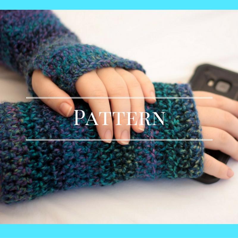 Easy FIngerless gloves