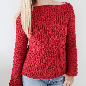 Deco Waves Sweater
