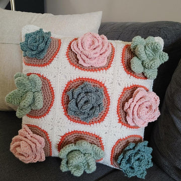 Succulent Pillow Cover