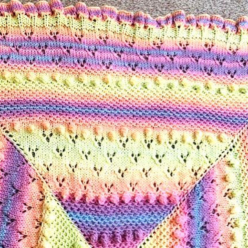 ORANGES and LEMONS baby blanket