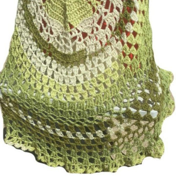 Avocado Poncho Shawl