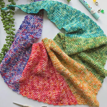 Magic Moss Stitch Scarf