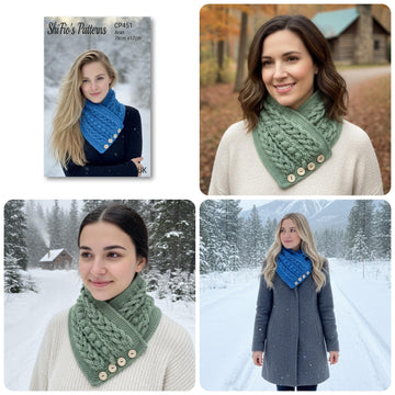 Magnificent Loops Neck Scarf Crochet Pattern #451
