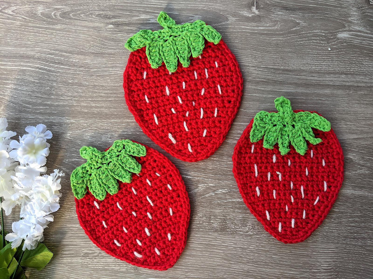 Strawberry Coaster