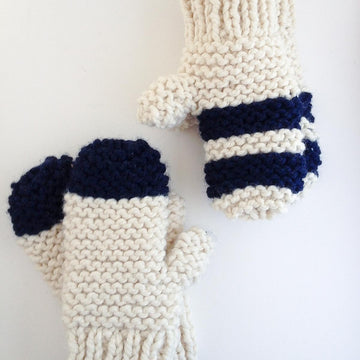 Garter Stitch Chunky Mittens