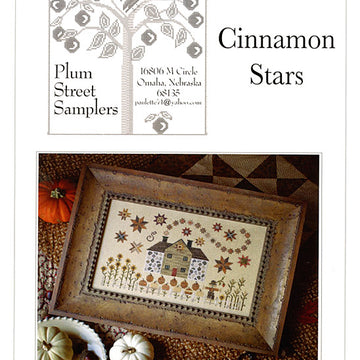 Plum Street Samplers Cinnamon Stars Chart - Leaflet
