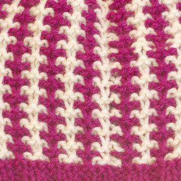 Easy Mosaic Knit Hat Pattern