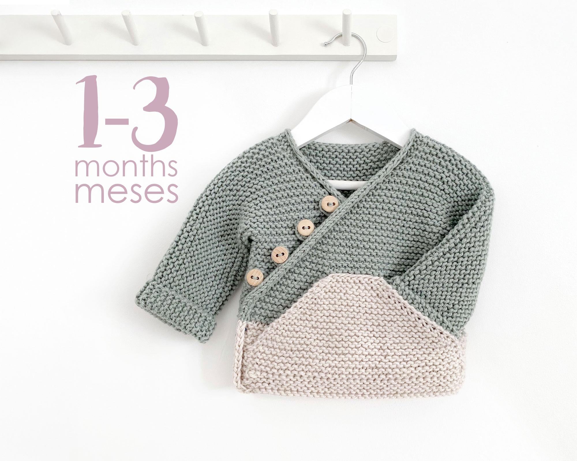 1-3 months - COMFY Knitted Jacket
