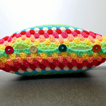Cotton Candy Granny Cushion