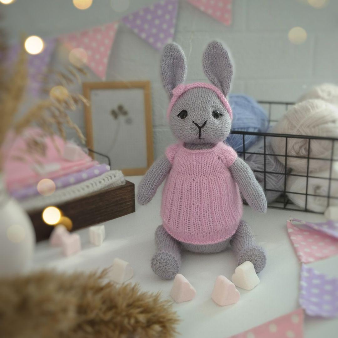 Bunny Knitting Pattern | Rabbit Toy PDF | Tia the Little Bunny