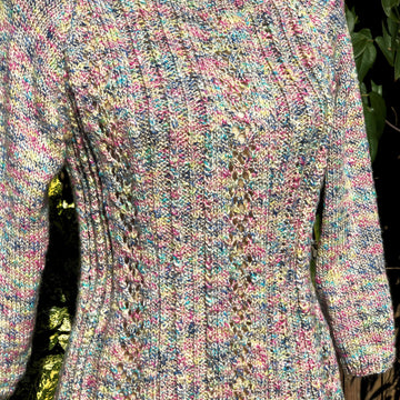 Touch of Lace & Rib Raglan Sweater
