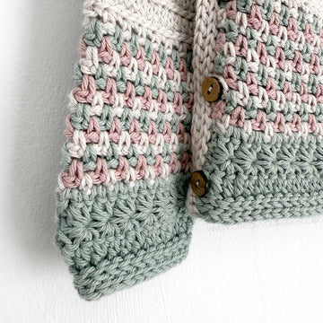 4-6 years - TICA Crochet Sweater / Cardigan