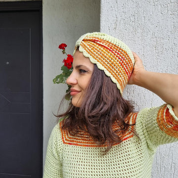 Crochet turban