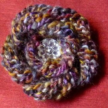 Sweet & Simple Knitted Rosette