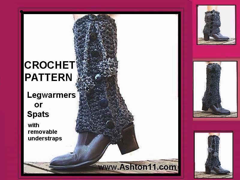 Spats or Leg Warmers | Crochet Pattern by Ashton11
