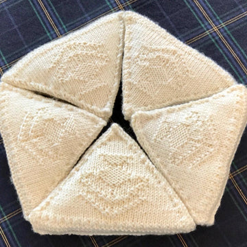 Play Food Thistle (Cluaran) Shortbread Biscuits in James C Brett Baby 4 Ply